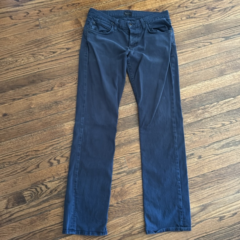 Hudson Byron five pocket straight jeans